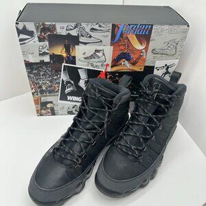 Nike Air Jordan 9 Retro Boot NRG Black Concord OG AR4491–001 Size 12